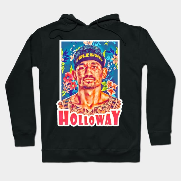 Max Holloway Hawaiian Style Hoodie by SavageRootsMMA